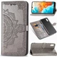 Чехол Vintage для Huawei Y6 2019 книжка кожа PU с визитницей серый - изображение 1