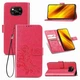 Чехол Clover для Xiaomi Poco X3 / X3 Pro книжка кожа PU с визитницей малиновый - изображение 1