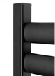 Сушка для рушників електричний NAVIN Ellipse 500х1000 (12-245053-5010) Sensor правий з таймером чорний муар - зображення 3