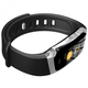 Умный Фитнес Браслет Smart Band E18 Original С Тонометром Черно-серебристый - изображение 2