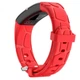 Розумний фітнес браслет трекер Smart Band Plus E58 З Тонометром Червоний - зображення 4