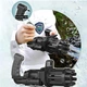 Электрический игрушечный пистолет для создания мыльных пузырей Gatling Черный - изображение 3