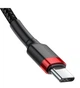 Кабель Baseus Cafule USB-C-USB-C, PD2.0 60W 1м Black/Red (CATKLF-G91) - зображення 3