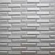 Самоклеющаяся декоративная 3D панель кладка Sticker Wall серебро 770х700х7 мм - изображение 1