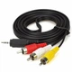 Аудио-видео кабель 3.5 Jack - 3xRCA - изображение 1