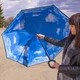 Зонт Up-Brella Голубое небо новинка смарт зонт обратного сложения ручка Hands Free умный зонт (F_2907-7806) - изображение 12