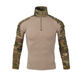 Тактична сорочка Lesko A655 Camouflage 3XL (40р.) кофта з довгим рукавом армійська камуфляжна для військових (F_4256-12572) - зображення 1