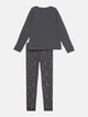 Пижама (кофта, брюки) H&M 122 128см темно серый звезды 120270379022 - изображение 2