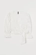 Блуза H&M 38 белый 21068879372 - изображение 1
