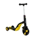 Самокат 3в1 JT 10993 Best Scooter, самокат-велобег-велосипед черно-желтый - изображение 2