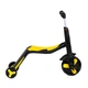Самокат 3в1 JT 10993 Best Scooter, самокат-велобег-велосипед черно-желтый - изображение 6