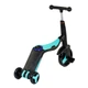 Самокат 3в1 JT 20255 Best Scooter, самокат-велобег-велосипед черно-голубой - изображение 3