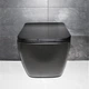 Унитаз подвесной DUSEL CUBIS Black Matt DWHT10201030RВ с сиденьем Slim Soft-Close - изображение 13