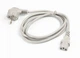 Кабель силовой Cablexpert PC-186-VDE-GR (С13), VDE, серый, 1.8 м - изображение 1