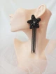 Серьги Ksenija Vitali Long stars Black SB-00020 - изображение 1