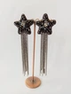 Серьги Ksenija Vitali Long stars Black SB-00020 - изображение 2