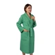 Вафельный халат Luxyart Кимоно размер (42-44) S 100% хлопок зеленый (LS-2524) - изображение 1
