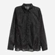 Сорочка жіноча H&M 0430554_блискучий 32 Чорна (KZ2000000936215_KAY2000000936215) - зображення 2