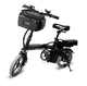 Сумка на руль велосипеда Wild man сенсорным карманом для телефона. Цвет черный. Ёмкость 4 литра. - изображение 1
