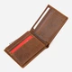 Портмоне чоловіче шкіряне для карток Vintage leather-20421 Коричневе - зображення 4