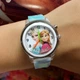 Детские наручные часы с подсветкой "Холодное сердце (Frozen)" (голубой ремешок) 1004-5 - изображение 2
