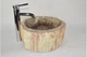 Раковина з каменю FOSSIL WOOD Industar s25-3924-1 40 х 36 см Асиметрична - зображення 2