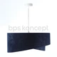 Абажур BPS Koncept 50см "TIA" Темно-синя з кольровим малюнком - изображение 4