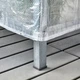 Накидка на стеллаж IKEA HYLLIS прозрачная 60x27x140 см (804.302.04) - зображення 4