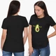Футболка женская Авокадо Фитнес (Avocado Fitness) (8976-1394-5) XXL Черная - изображение 4