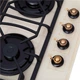 Газовая варочная поверхность Perfelli hgg 61724 iv antique - изображение 3