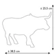Колекційна статуетка корова Penny Bull, Size XL - изображение 5
