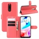 Чохол Luxury для Xiaomi Redmi 8 книжка червоний - зображення 1