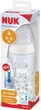 Butelka do karmienia Nuk First Choice Plus z silikonowym smoczkiem 300 ml Beżowa (4008600400530) - obraz 1