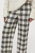 Брюки H&M широкие 36 кремовые в клетку 16-0045 - изображение 2