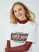 Футболка Pull & Bear 5244/377/805 L Біла (05244377805041) - зображення 4
