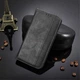 Чехол-книжка Deexe Retro Style для VIVO V21e - Black - изображение 8