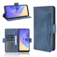Чехол-книжка с кармашками Deexe Wallet Stand для VIVO V21e - Blue - изображение 1