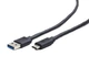 Кабель Cablexpert (CCP-USB3-AMCM-1M) USB 3.0 Type-A - USB Type-C, 1 м, премиум, черный - изображение 1