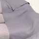 Простирадло-покривало вафельне GM TEXTILE 200х220см 280г/м2 (Попільний) - зображення 2