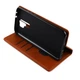 Чохол-книжка Lines Leather для Xiaomi Redmi 9 Brown - зображення 2