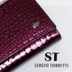 Женский кожаный кошелек SERGIO TORRETTI W1-V-2 сиреневый - изображение 3