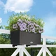 Умный вазон Lechuza Balconera Cottage 50 8 л коричневый 15605 - изображение 6