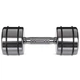 Гантель для фитнеса хромированная (1 шт) 10 кг MODERN FI-2622-10 - изображение 5