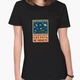 Футболка женская Космос и люди (Space and people) (8976-2059-4) XL Черная - изображение 2