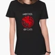 Футболка женская Мать котов (Mother Of Cats) (8976-2015-4) XL Черная - изображение 2