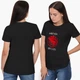 Футболка женская Мать котов (Mother Of Cats) (8976-2015-4) XL Черная - изображение 4