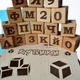 Детские деревянные кубики "Цифры + буквы" 25шт в коробке. Язык украинский - изображение 7