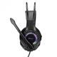 Наушники игровые Xtrike Me GH-709 с микрофоном и подсветкой Black - изображение 2