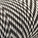 Паракорд black white #037 Paracord 550 (моток 10 метров) - изображение 1