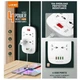 Удлинитель сетевой Ldnio SC4407 4 розеки 4 USB |2500W, 2m EU Plug, QC3.0, 3.1A|/18W|. White - изображение 5